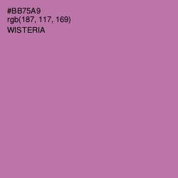 #BB75A9 - Wisteria Color Image