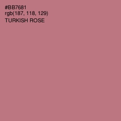 #BB7681 - Turkish Rose Color Image