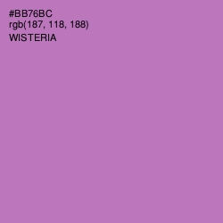 #BB76BC - Wisteria Color Image