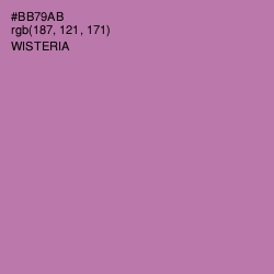 #BB79AB - Wisteria Color Image
