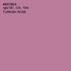 #BB7B9A - Turkish Rose Color Image