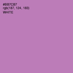#BB7CB7 - Lavender Purple Color Image