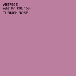 #BB7E9E - Turkish Rose Color Image