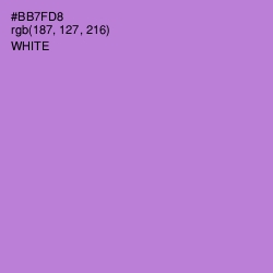 #BB7FD8 - Lavender Color Image