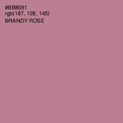 #BB8091 - Brandy Rose Color Image