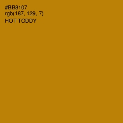 #BB8107 - Hot Toddy Color Image