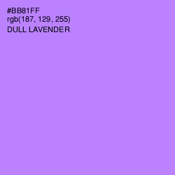 #BB81FF - Dull Lavender Color Image