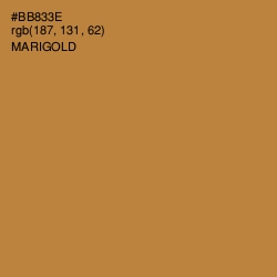 #BB833E - Marigold Color Image