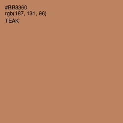 #BB8360 - Teak Color Image