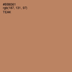 #BB8361 - Teak Color Image
