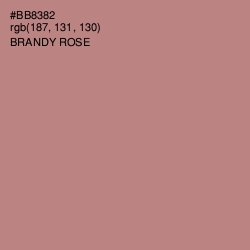 #BB8382 - Brandy Rose Color Image