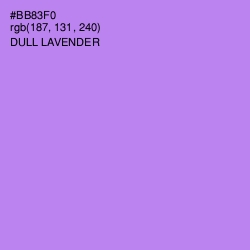 #BB83F0 - Dull Lavender Color Image