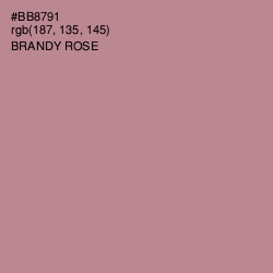 #BB8791 - Brandy Rose Color Image