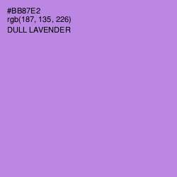 #BB87E2 - Dull Lavender Color Image