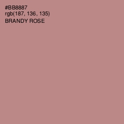 #BB8887 - Brandy Rose Color Image