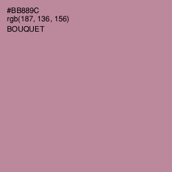 #BB889C - Bouquet Color Image