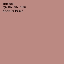 #BB8982 - Brandy Rose Color Image