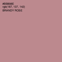 #BB898E - Brandy Rose Color Image