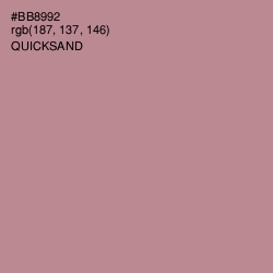 #BB8992 - Quicksand Color Image