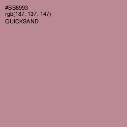 #BB8993 - Quicksand Color Image