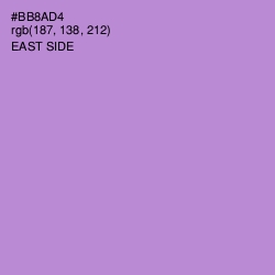 #BB8AD4 - East Side Color Image