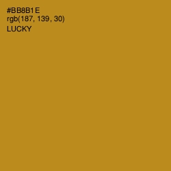 #BB8B1E - Lucky Color Image