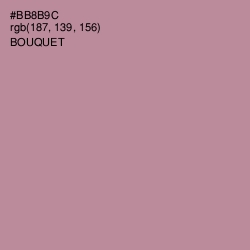 #BB8B9C - Bouquet Color Image