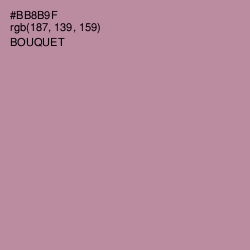 #BB8B9F - Bouquet Color Image