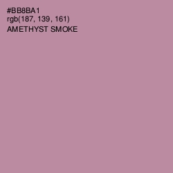 #BB8BA1 - Amethyst Smoke Color Image
