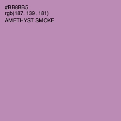 #BB8BB5 - Amethyst Smoke Color Image