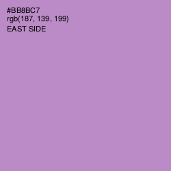 #BB8BC7 - East Side Color Image