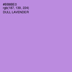#BB8BE0 - Dull Lavender Color Image