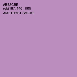 #BB8CBE - Amethyst Smoke Color Image