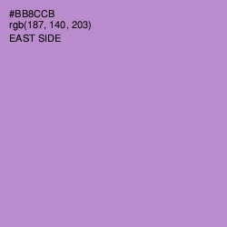 #BB8CCB - East Side Color Image