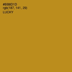 #BB8D1D - Lucky Color Image