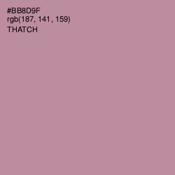 #BB8D9F - Thatch Color Image