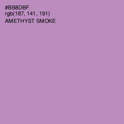 #BB8DBF - Amethyst Smoke Color Image