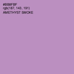 #BB8FBF - Amethyst Smoke Color Image