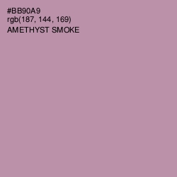 #BB90A9 - Amethyst Smoke Color Image