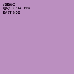 #BB90C1 - East Side Color Image