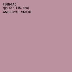 #BB91A0 - Amethyst Smoke Color Image