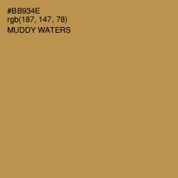 #BB934E - Muddy Waters Color Image