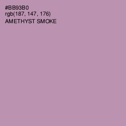 #BB93B0 - Amethyst Smoke Color Image