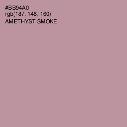 #BB94A0 - Amethyst Smoke Color Image