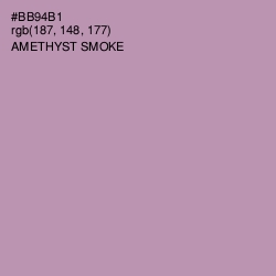 #BB94B1 - Amethyst Smoke Color Image