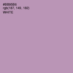 #BB95B6 - Amethyst Smoke Color Image