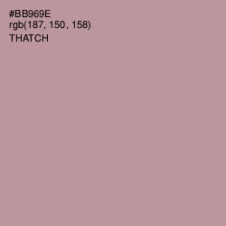 #BB969E - Thatch Color Image