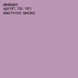 #BB96B5 - Amethyst Smoke Color Image