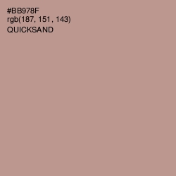 #BB978F - Quicksand Color Image