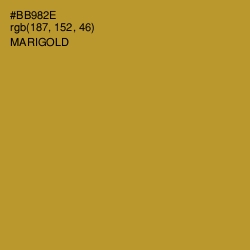 #BB982E - Marigold Color Image